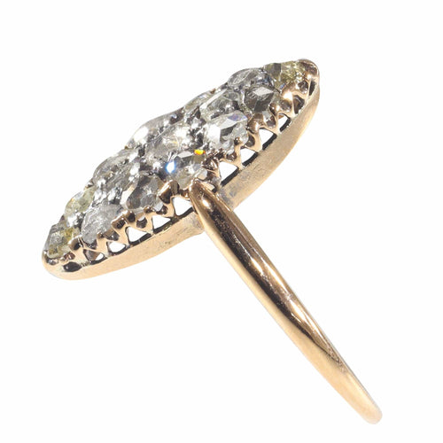 Bague 48 Bague diamant taille rose 58 Facettes 22332-0134