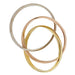 Ring 57 Cartier ring, "Trinity", three golds, small model. 58 Facettes 31453