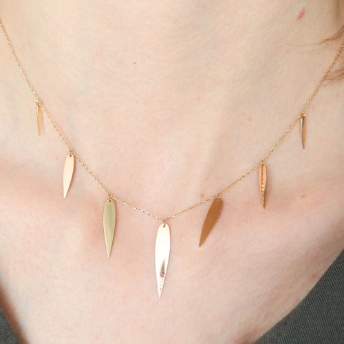 Collier Or Jaune COLLIER  « WIND » OR JAUNE 58 Facettes BO/220034-COL