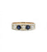 Ring 57 / Yellow / 750‰ Gold Sapphire And Diamond Ring 58 Facettes 230044SP