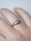 Bague solitaire vintage deux ors et diamant 58 Facettes