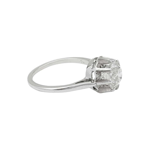Bague 50 Bague diamant 1,52 carat en platine et or. 58 Facettes 30680