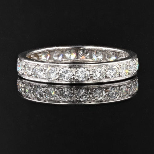 Bague 54 Alliance diamants bandeau 58 Facettes 21-670
