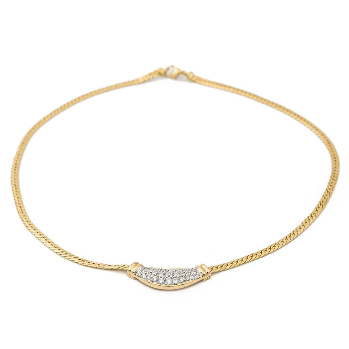 Collier Collier Or jaune Diamant 58 Facettes 1875594CN