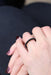 Ring 53 Ginette NY Maria Alliance Ring Pink gold Onyx 58 Facettes 2394106CN