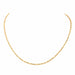 Necklace Cable link necklace Yellow gold 58 Facettes 2171240CN
