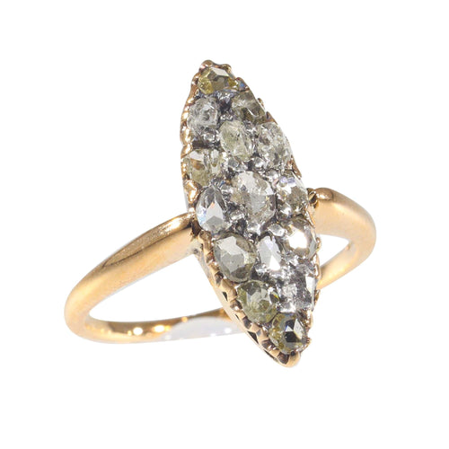 Bague 48 Bague diamant taille rose 58 Facettes 22332-0134