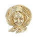 Brooch Old gold brooch bearing a child 58 Facettes 22-323