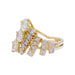 Ring 52 Vintage Repossi ring, yellow gold, diamonds. 58 Facettes 32256