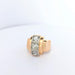 Bague Bague Tank en or rose et diamants 58 Facettes 25034