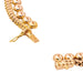 Necklace Fancy mesh necklace Rose gold 58 Facettes 2129440CN