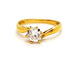 Bague 56 Bague Or jaune Diamant 58 Facettes 06347CD