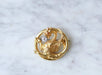 Yellow Gold / Diamond Brooch / 19th Century Gold and diamond Chimera brooch 58 Facettes