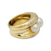 Ring 56 Poiray ring, “Fiji”, yellow gold, pearl and diamonds. 58 Facettes 31912