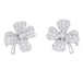 Earrings Fred earrings, “Clovers”, white gold, diamonds. 58 Facettes 32623