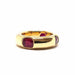 Ring Vintage FRED Ring in Yellow Gold & Ruby 58 Facettes