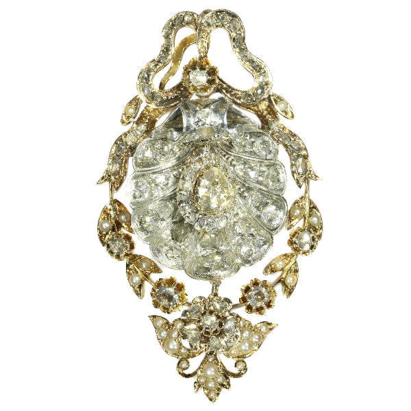 Broche Broche/pendentif diamants 58 Facettes 17093-0243