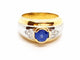 Bague 55 Bague Or jaune Saphir 58 Facettes 06496CD