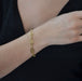 Bracelet Bracelet en or jaune à maillons filigranés 58 Facettes 21-784