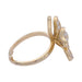 Ring 51 Fred ring, “Clover”, yellow gold, diamonds. 58 Facettes 32165