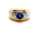 Bague 55 Bague Or jaune Saphir 58 Facettes 06496CD