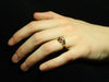 Ring 54 Ruby and diamond ring 58 Facettes 13323-0105