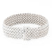 Bracelet Bracelet Polish mesh White gold 58 Facettes 2277586CN