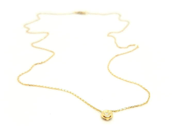 Collier Collier Or jaune Diamant 58 Facettes 579065RV