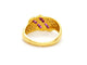 Bague 55 Bague Or jaune Rubis 58 Facettes 06352CD