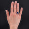 Bague 49 Bague tanzanite diamants or blanc 58 Facettes 22-067