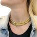 Necklace Vintage Bulgari necklace, "Tubogas", yellow gold. 58 Facettes 32914