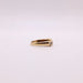 Half-turn wedding ring with diamonds set in yellow gold 58 Facettes