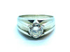 Ring Men's ring White gold Diamond 58 Facettes