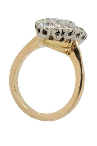 Bague BAGUE MARQUISE ANCIENNE DIAMANTS 58 Facettes 041551