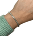 Bracelet River tennis bracelet of 76 diamonds 58 Facettes