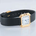 Cartier watch - leather and gold watch 58 Facettes