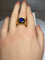 Bague 53 Bague en Or jaune & saphir cabochon 58 Facettes