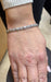 Bracelet Antique bracelet in platinum and diamonds 58 Facettes