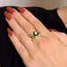 Ring 62 Onyx Diamond Bangle Ring 58 Facettes EL2-13