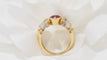 Bague 53.5 Bague jonc rubis naturel & diamants 58 Facettes 32276