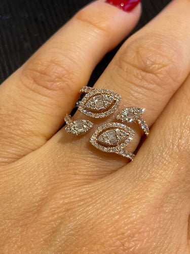 Bague Bague design or rose 58 Facettes