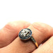 Ring Art Deco sapphire diamond ring 58 Facettes 3724