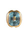 Ring Ring Yellow gold Blue stone 58 Facettes
