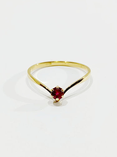 Bague 51.5 Bague Rubellite 58 Facettes