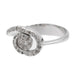 Bague 54 Bague or blanc diamant 58 Facettes 2328932CN