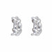 Earrings “BRAIDED” GOLD & DIAMOND EARRINGS 58 Facettes BO/220092