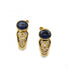 Yellow / 750‰ Gold Earrings Sapphires Diamonds Earrings 58 Facettes 220100R