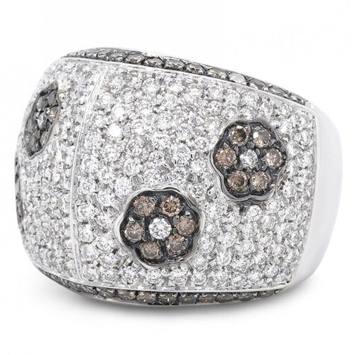 Bague 57 Bague or gris diamants blancs 58 Facettes 61E00366