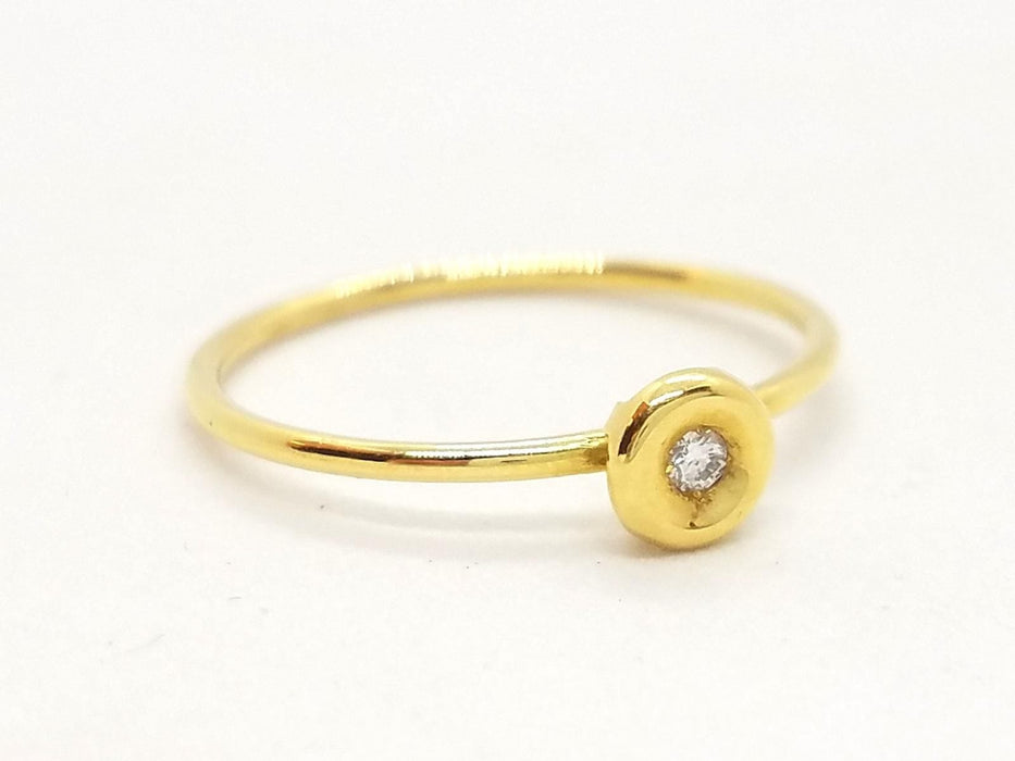 Bague 52 Bague Or jaune Diamant 58 Facettes 579280RV