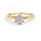 Bague 54 Bague Marguerite Or jaune Diamant 58 Facettes 1806849CN